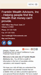 Mobile Screenshot of franklinwealthadvisors.com